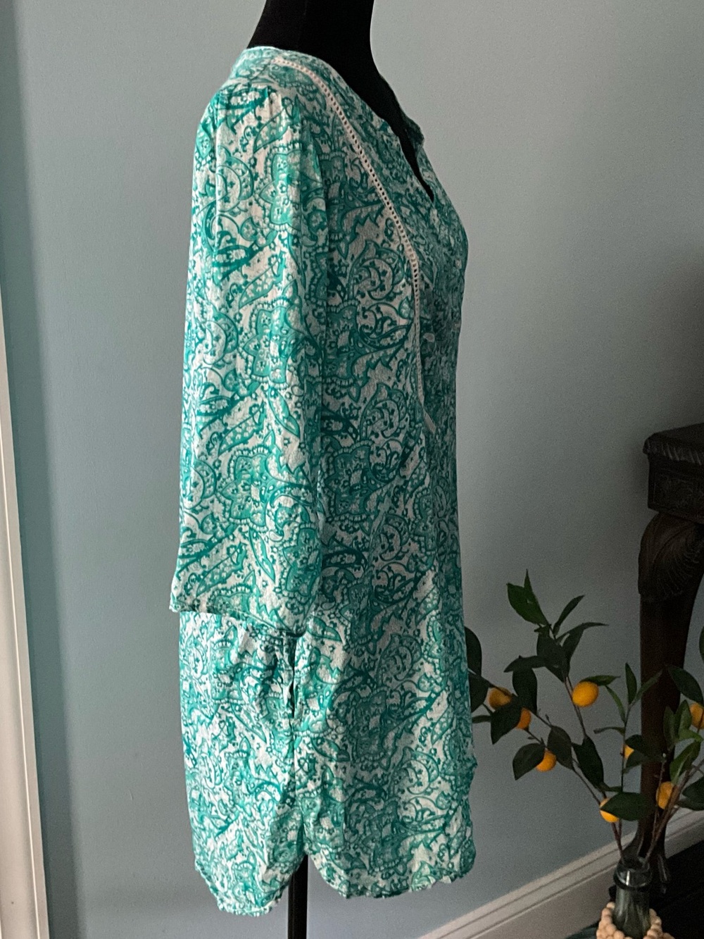 Cotton Bathing Suit Coverup Swim Cover Summer Cotton H&M Size Large Sz 12 LOGG